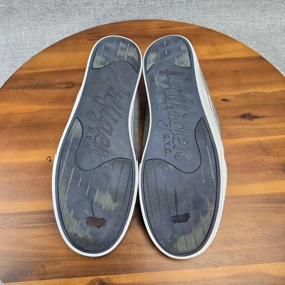 Tommy Hilfiger Men's Gray Canvas Low Top‎ Sneakers Casual Shoes